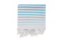 Mijölnir Toalla de Playa Fouta Turquesa 100% Algodón 90 x 180 cm